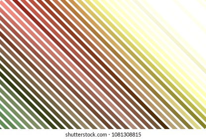 Light Green, Red vector background with straight lines. Modern geometrical abstract illustration with staves. The pattern can be used as ads, poster, banner for commercial.
