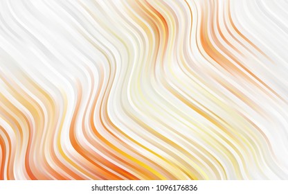Light Green, Red vector background with lamp shapes. A vague circumflex abstract illustration with gradient. Pattern for your business design.