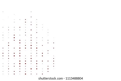 Light Green, Red vector  background with bubbles. Beautiful colored illustration with blurred circles in nature style. Pattern can be used as texture of water, rain drops.