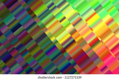 Light Green, Red vector background with straight lines. Decorative shining illustration with lines on abstract template. The pattern can be used for busines ad, booklets, leaflets