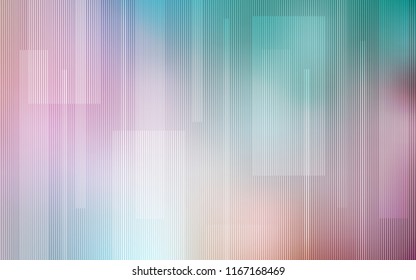 Light Green, Red vector background with straight lines. Shining colored illustration with sharp stripes. Smart design for your business advert.