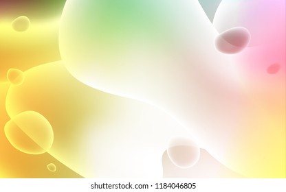 Light Green, Red vector background with lava shapes. Colorful illustration in abstract memphis style with gradient. Memphis design for your web site.