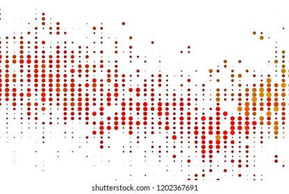 Light Green, Red vector background with bubbles. Modern abstract illustration with colorful water drops. Pattern for ads, booklets.