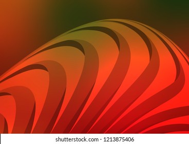 Light Green, Red vector background with straight lines. Shining colored illustration with narrow lines. The template can be used as a background.