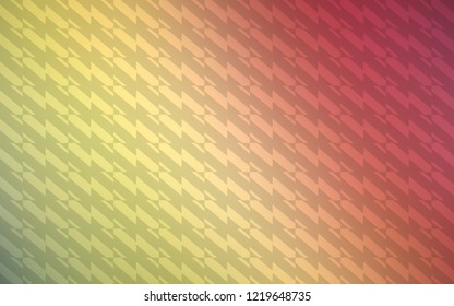 Light Green, Red vector background with straight lines. Colorful shining illustration with lines on abstract template. Smart design for your business advert.