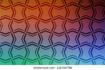 Light Green, Red vector background with straight lines. Blurred decorative design in simple style with lines. Pattern for ads, posters, banners.
