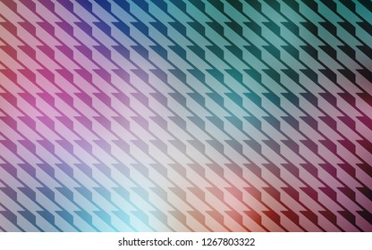 Light Green, Red vector background with straight lines. Shining colored illustration with sharp stripes. Template for your beautiful backgrounds.