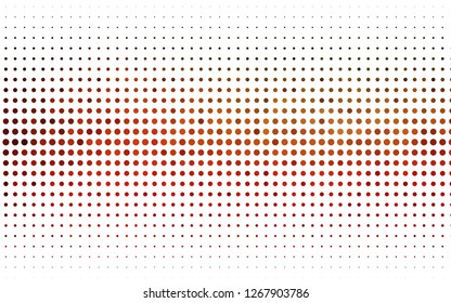 Light Green, Red vector background with bubbles. Glitter abstract illustration with blurred drops of rain. Template for your brand book.