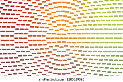 Light Green, Red vector background with straight lines. Modern geometrical abstract illustration with staves. Smart design for your business advert.