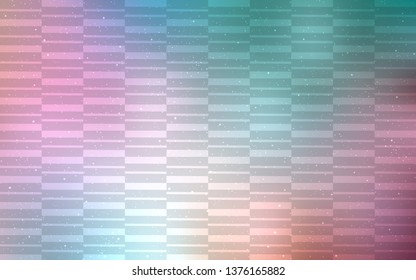 Light Green, Red vector background with stright stripes. Blurred decorative design in simple style with lines. Pattern for ad, booklets, leaflets.