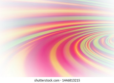 Light Green, Red vector background with bubble shapes. Brand new colored illustration in marble style with gradient. The elegant pattern for brand book.