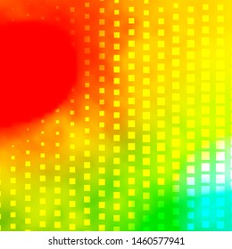 Light Green, Red vector background in polygonal style. Illustration with a set of gradient rectangles. Pattern for websites, landing pages.