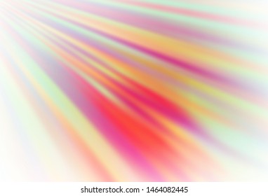 Light Green, Red vector background with straight lines. Lines on blurred abstract background with gradient. Pattern for websites, landing pages.