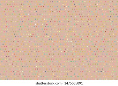 Light Green, Red vector background with spots. Glitter abstract illustration with blurred drops of rain. Design for poster, banner of websites.