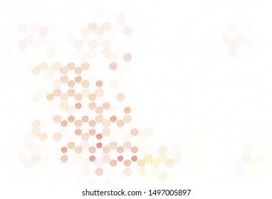 Light Green, Red vector background with wry lines. Modern gradient abstract illustration with bandy lines. Abstract design for your web site.