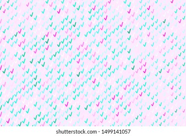 Light Green, Red vector background with wry lines. An elegant bright illustration with gradient. The best colorful design for your business.
