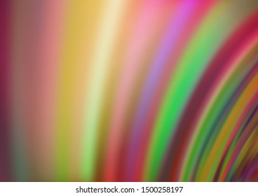 Light Green, Red vector background with abstract lines. Creative geometric illustration in marble style with gradient. The elegant pattern for brand book.