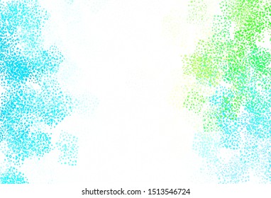 Light Green, Red vector background with abstract shapes. Illustration with colorful gradient shapes in abstract style. Elegant design for wallpapers.
