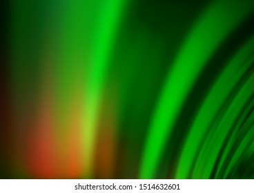Light Green, Red vector background with bent lines. Geometric illustration in marble style with gradient.  Marble design for your web site.