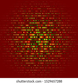 Light Green, Red vector background with circles. Modern abstract illustration with colorful circle shapes. Pattern for websites, landing pages.