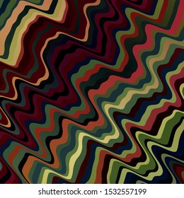 Light Green, Red vector background with curves. Gradient illustration in simple style with bows. Design for your business promotion.