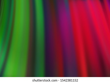 Light Green, Red vector background with curved circles. Geometric illustration in marble style with gradient.  Marble design for your web site.