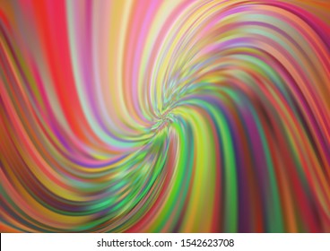 Light Green, Red vector background with curved circles. Colorful illustration in abstract marble style with gradient. Marble design for your web site.