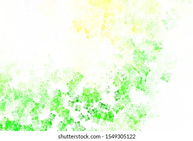 Light Green, Red vector background with abstract shapes. Decorative design in abstract style with random forms. Best smart design for your business.