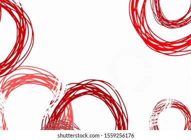 Light Green, Red vector background with spots. Modern abstract illustration with colorful water drops. Design for your business advert.