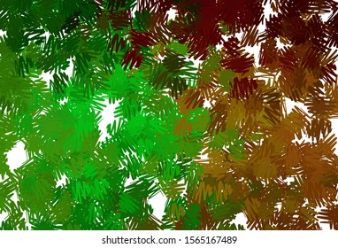 Light Green, Red vector background with stright stripes. Blurred decorative design in simple style with lines. Template for your beautiful backgrounds.