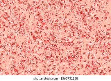 Light Green, Red vector background with stright stripes, dots. Shining colored illustration with sharp stripes. Template for your beautiful backgrounds.