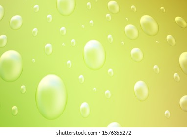 Light Green, Red vector background with dots. Beautiful colored illustration with blurred circles in nature style. The pattern can be used for aqua ad, booklets.