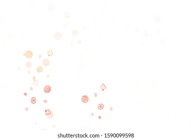 Light Green, Red vector background with tasty food. Decorative illustration with food on abstract template. Pattern for ads of breakfast, lunch, dinner.