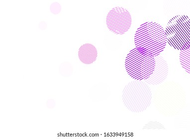 Light Green, Red vector background with spots. Blurred decorative design in abstract style with bubbles. Pattern for ads, leaflets.