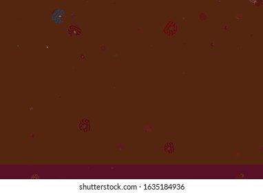 Light Green, Red vector background with abstract shapes. Decorative design in abstract style with random forms. Best smart design for your business.