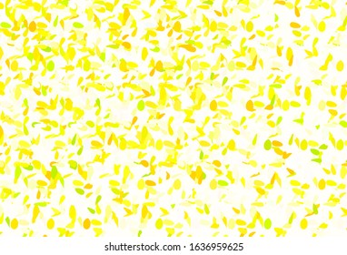 Light Green, Red vector background with spots. Illustration with set of shining colorful abstract circles. Pattern for futuristic ad, booklets.