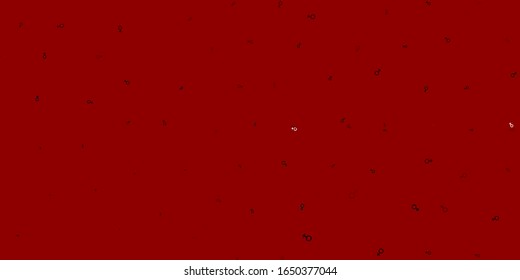 Light Green, Red vector background with woman symbols. Colorful feminism symbols with a gradient in modern style. Elegant design for wallpapers.