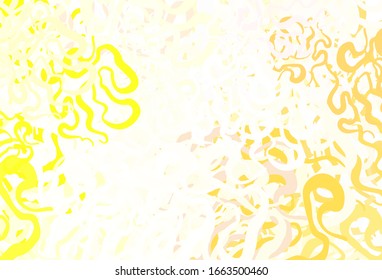 Light Green, Red vector background with wry lines. Geometric illustration in abstract style with gradient.  Abstract style for your business design.