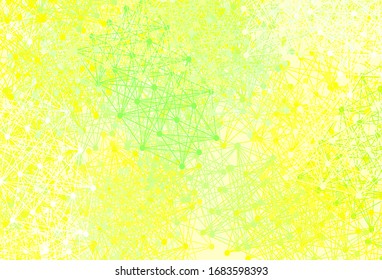 Color verde claro, fondo vectorial rojo con formas de inteligencia artificial. Brillante ilustración colorida con estructura real de IA. Patrón de afiche, estandarte de la tecnología.