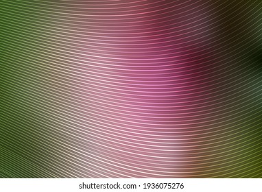 Light Green, Red vector background with stright stripes. Glitter abstract illustration with colorful sticks. Pattern for your busines websites.