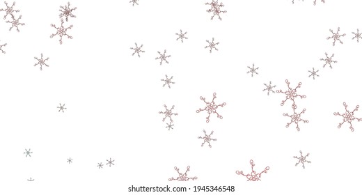 Light Green, Red vector background with bows. Colorful illustration in abstract style with bent lines. Pattern for websites, landing pages.