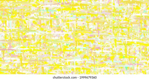 Light Green, Red vector background with polygonal style. Abstract gradient illustration with triangles. Simple design for your web site.