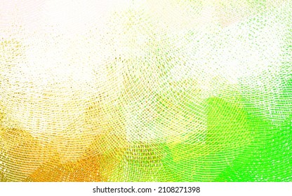 Light Green, Red vector background with wry lines. A completely new colorful illustration in simple style. Abstract design for your web site.