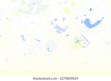 Light Green, Red vector background with abstract shapes. Decorative design in abstract style with random forms. Simple design for your web site.