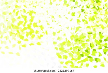 Light Green, Red vector background with abstract shapes. Modern abstract illustration with colorful random forms. Elegant design for wallpapers.