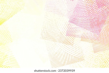 Light Green, Red vector background with wry lines. A shining illustration, which consists of curved lines. Pattern for your business design.