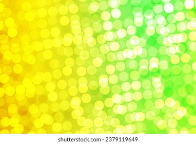 Hellgrüner, roter Vektorhintergrund mit Flecken. Moderne abstrakte Illustration mit bunten Wassertropfen. Design für Ihre Unternehmenswerbung.