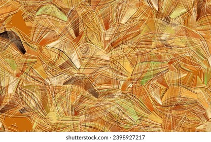 Light Green, Red vector background with abstract shapes.