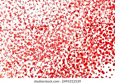 Light Green, Red vector background with spots. Blurred bubbles on abstract background with colorful gradient. Pattern for futuristic ad, booklets.