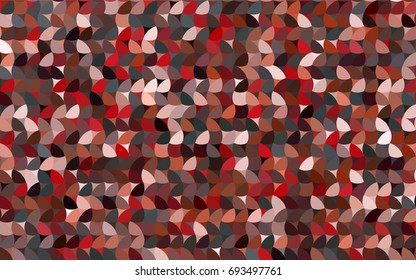 Light Green, Red vector banner with circles, spheres. Abstract spots. Background of Art bubbles in halftone style with colored gradient.